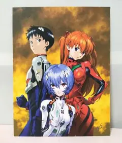 エヴァンゲリオン 限定 ポスター シンジ レイ アスカ ミサト ゲンドウ