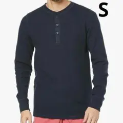 Amazon Essentials ヘンリーネック ワッフルニット 長袖 メンズ