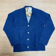 ジャーナルスタンダード　デニム調カーディガン　ネイビー　M　新品未使用　コンチョ