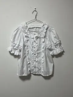 axes femme Chalmiereスクエア開きコットンブラウスのサムネイル