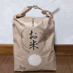 2025年夏収穫分 コシヒカリ3kg 精米済み白米 三重県産農家直送分付き米