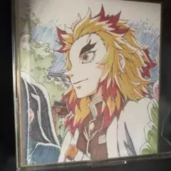 鬼滅の刃 色紙 煉獄杏寿郎 甘露寺蜜璃時透無一郎