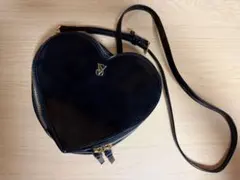 ハート型ショルダーバッグ 黒のサムネイル
