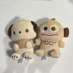 ポチャッコ&ハンギョドン マスコットキーホルダー