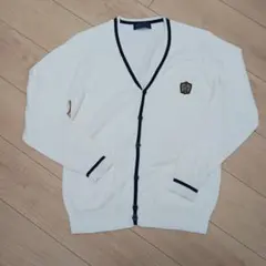 Vネック ラインカーディガン