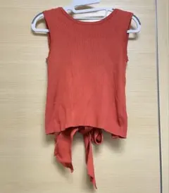 Sea Room lynn バックオープンマルチニットタンク　レッドのサムネイル