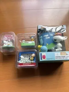 Snoopy ピーナッツ フィギュア 4体セット