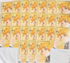 鬼滅の刃 我妻善逸 ポートレートカード 24枚セット