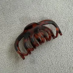 バンスクリップ ヘアクリップ ヘアクロークリップ べっ甲 ヘアアクセサリー