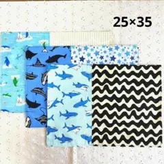 ランチョンマット【3枚セット】☆海の生き物最新柄と人気生地☆25×35