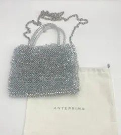 ANTEPRIMA ビーズハンドバッグ シルバー pb24fmg455_375_01.jpg