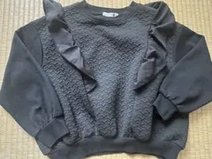 フリル付き　トレーナー　130　ハート