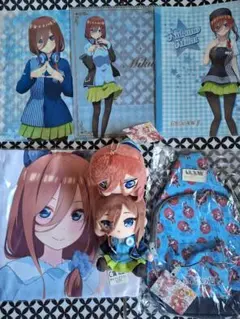 五等分の花嫁　中野三玖　ぬいぐるみ　フィギュア　アクリルスタンド　缶バッジ