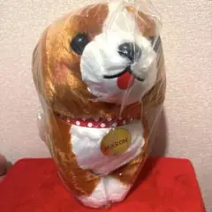 豆しば三兄弟【マイプレート2】BIGぬいぐるみ マロン