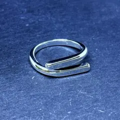 シルバー925 リング 指輪 モダン ニュアンス S925 フリーサイズ シルバ