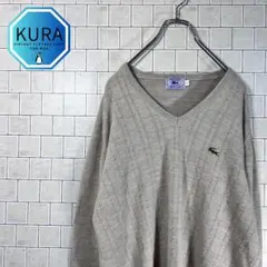 最終値下げ 80s IZOD LACOSTE ラコステ ビンテージニット V