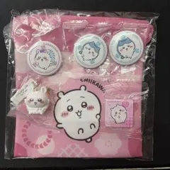 ちいかわ くら寿司 ビッくらポン モモンガ フィギュア 巾着 バッジ