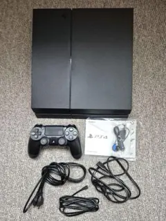 PS4 本体＋コントローラー2個 動作良好 500GB ジェットブラック - メルカリ