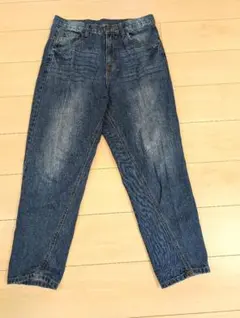 サルエル　デニムパンツ　レディース　L