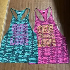 ONE ZUMBA LOVE タンクトップ 2枚セット