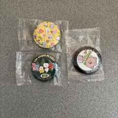 BTS 缶バッジ 3個セット くら寿司 BT21コラボ