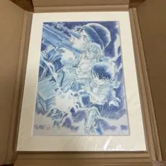 名探偵コナン 複製原画 青山先生イラスト額入りアート 安室透 赤井秀一
