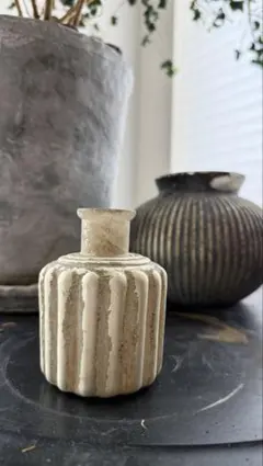 アンティーク風　一輪挿し　ガラス製　オブジェ