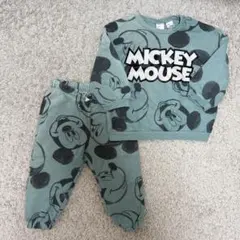 H&Ｍ　ミッキーマウス トレーナー・パンツセット 80
