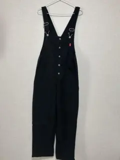 サロペット オーバーオール ブラック Lのサムネイル