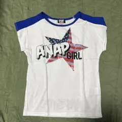ANAP GIRL 星柄プリント Tシャツ