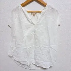 GAP ギャップ ホワイト ノースリーブシャツ XS