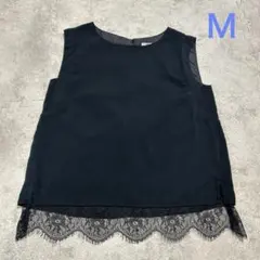 【美品】ロペピクニック　レース付き ノースリーブトップス 38