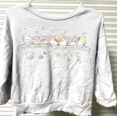 サンリオ キャラクターズ スウェット トレーナー ラベンダー 100