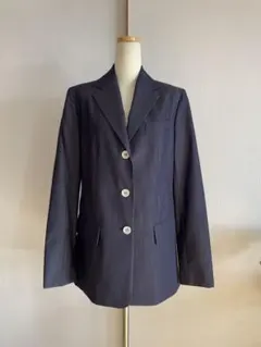 CELINE セリーヌ 3B テーラードジャケット 38 ネイビー