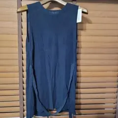 AZUL BY MOUSSY ネイビー ノースリーブ S/M