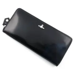 ★ギフトに★新品★箱付 ヴィヴィアンウエストウッド ファスナー 長財布 青×黒★