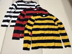 The Real McCoy's ボーダー長袖カットソー3つセットのサムネイル