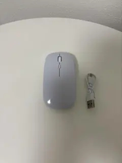 ワイヤレスマウス　白