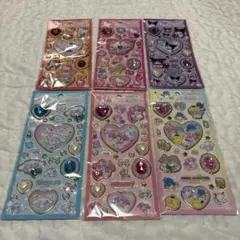 新品未開封　キラキラジュエルシール　サンリオ　6点セット