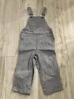 プチバトー　オーバーオール　グレー　18m/81cm