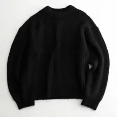 アルパカミックス オーバーサイズ ニットプルオーバー ユニセックス ニット
