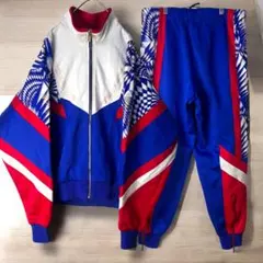 adidas トラックジャケット セットアップ デサント　古着　ジャージ　上下