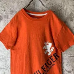 み*け様 no1040グッドカラー　古着　Tシャツ　トミーフィルフィガー　オレン