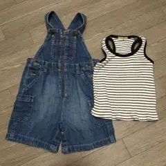 オーバーオール サロペット デニム　80㎝