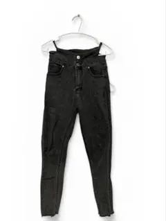 ハイウエスト　スキニーデニム