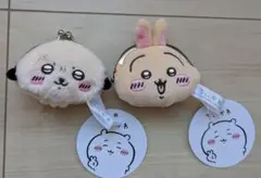ちいかわ　ミニがま口ポーチ　うさぎ　ラッコ