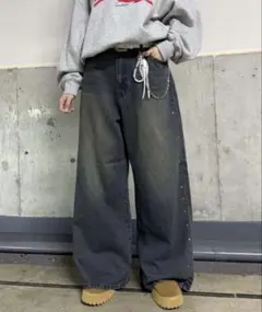 sedacle スタッズ付きワイドレッグデニムのサムネイル