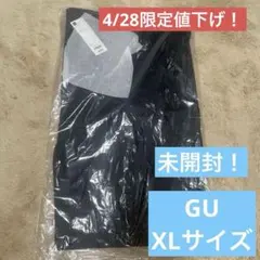 【GU】2026年発売　タックワイドパンツ　ブラック　XLサイズ　新品　未使用