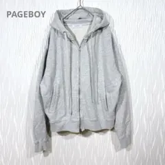 PAGEBOY（ページボーイ）ジップアップ パーカー　スウェット フーディ M