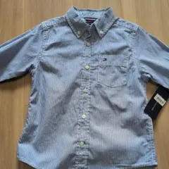 TOMMY ストライプシャツ 2T 新品　セレモニー　シャツ　キッズ　90 95